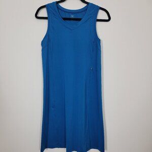 Arc'teryx Blue Sleeveless V-Neck Dress